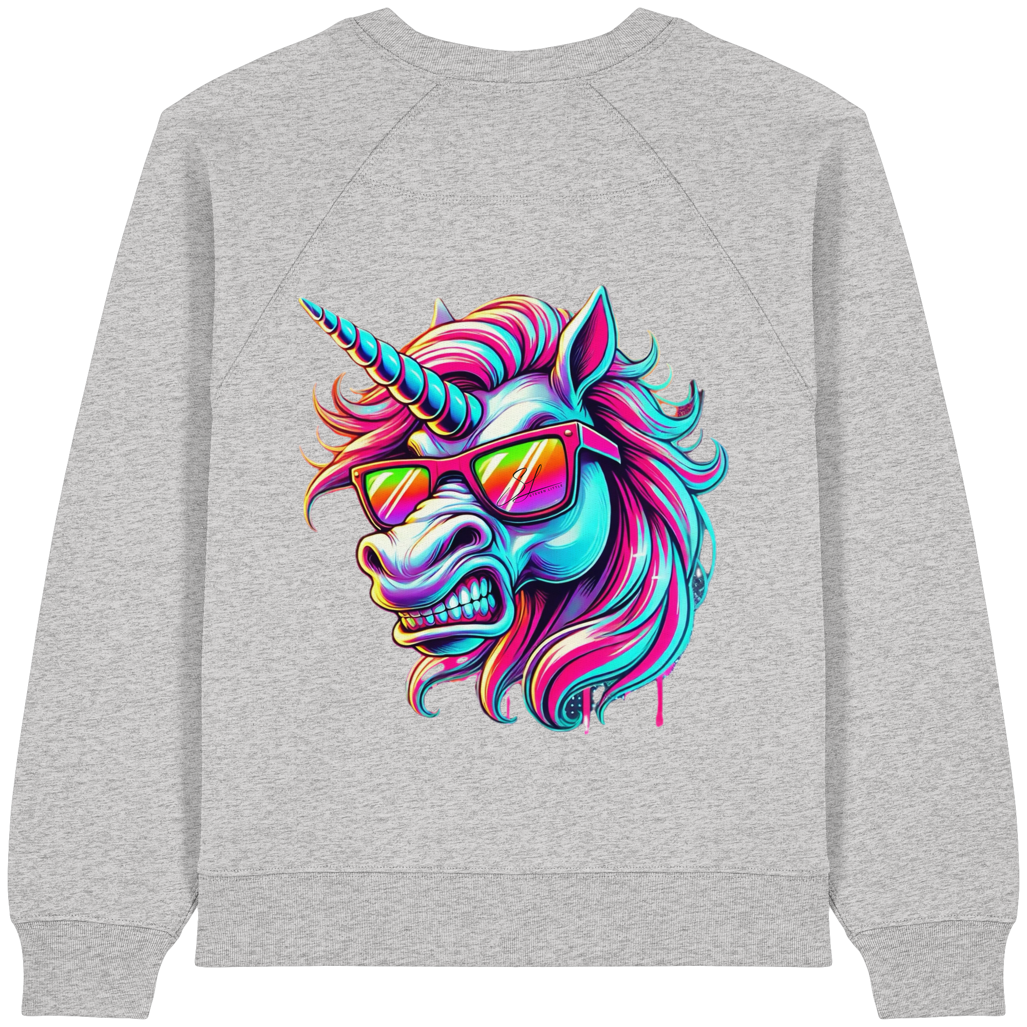 Funky Unicorn - Sweat-shirt bio pour femme