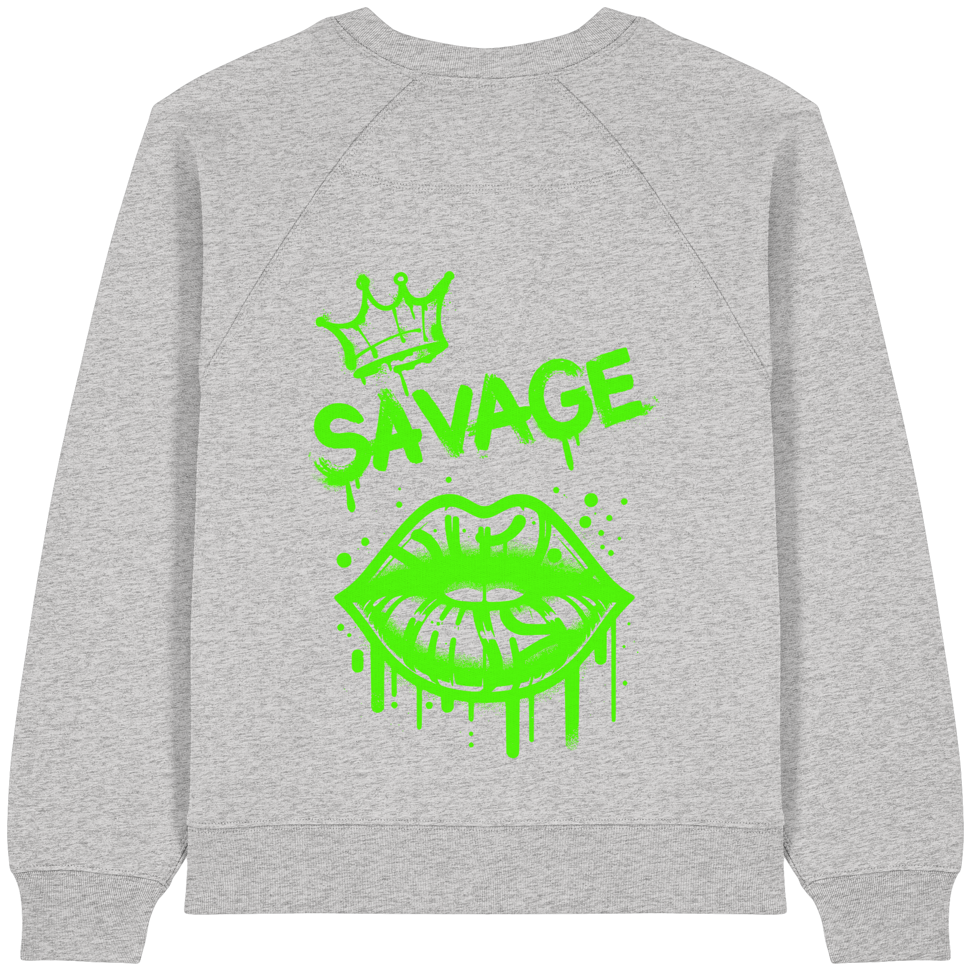 Kiss of Attitude - Womens Organic Sweatshirt