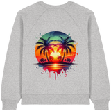 Tropical Sunset - Womens Organic Sweatshirt