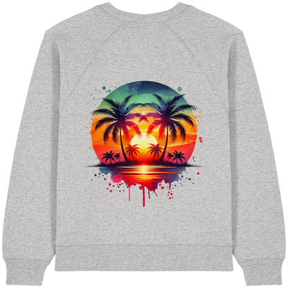 Tropical Sunset - Womens Organic Sweatshirt