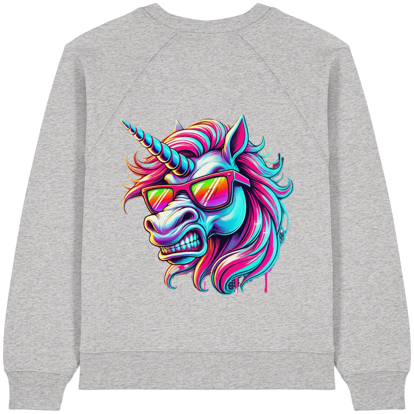 Funky Unicorn - Womens Organic Sweatshirt