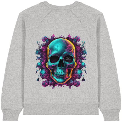Sweat-shirt bio pour femme Motif crâne galactique