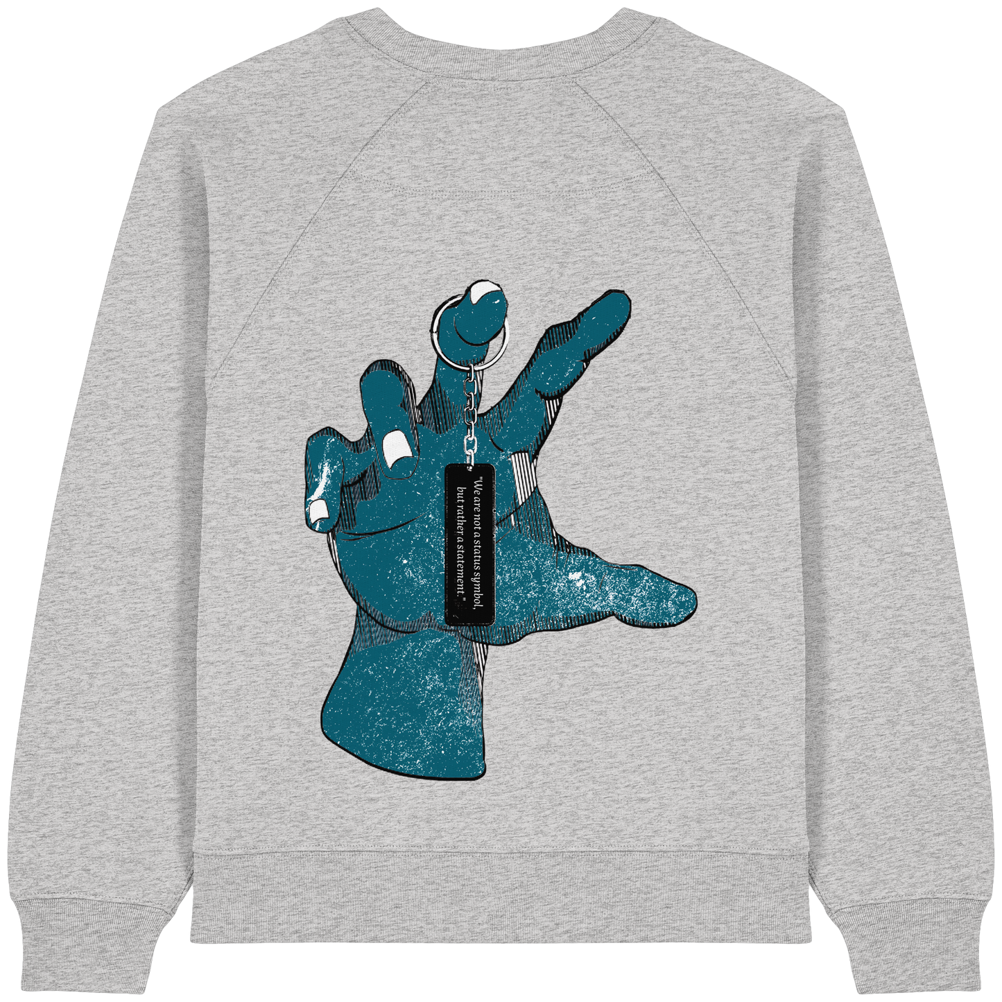 Statement Hand - Womens Organic Sweatshirt
