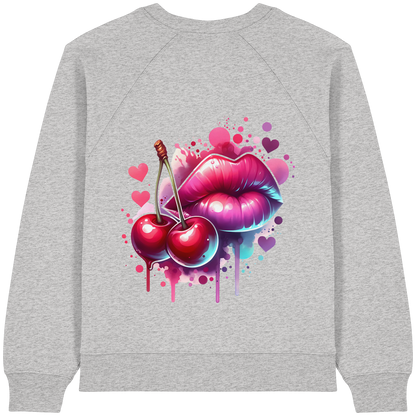 Cherry Kiss - Womens Organic Sweatshirt