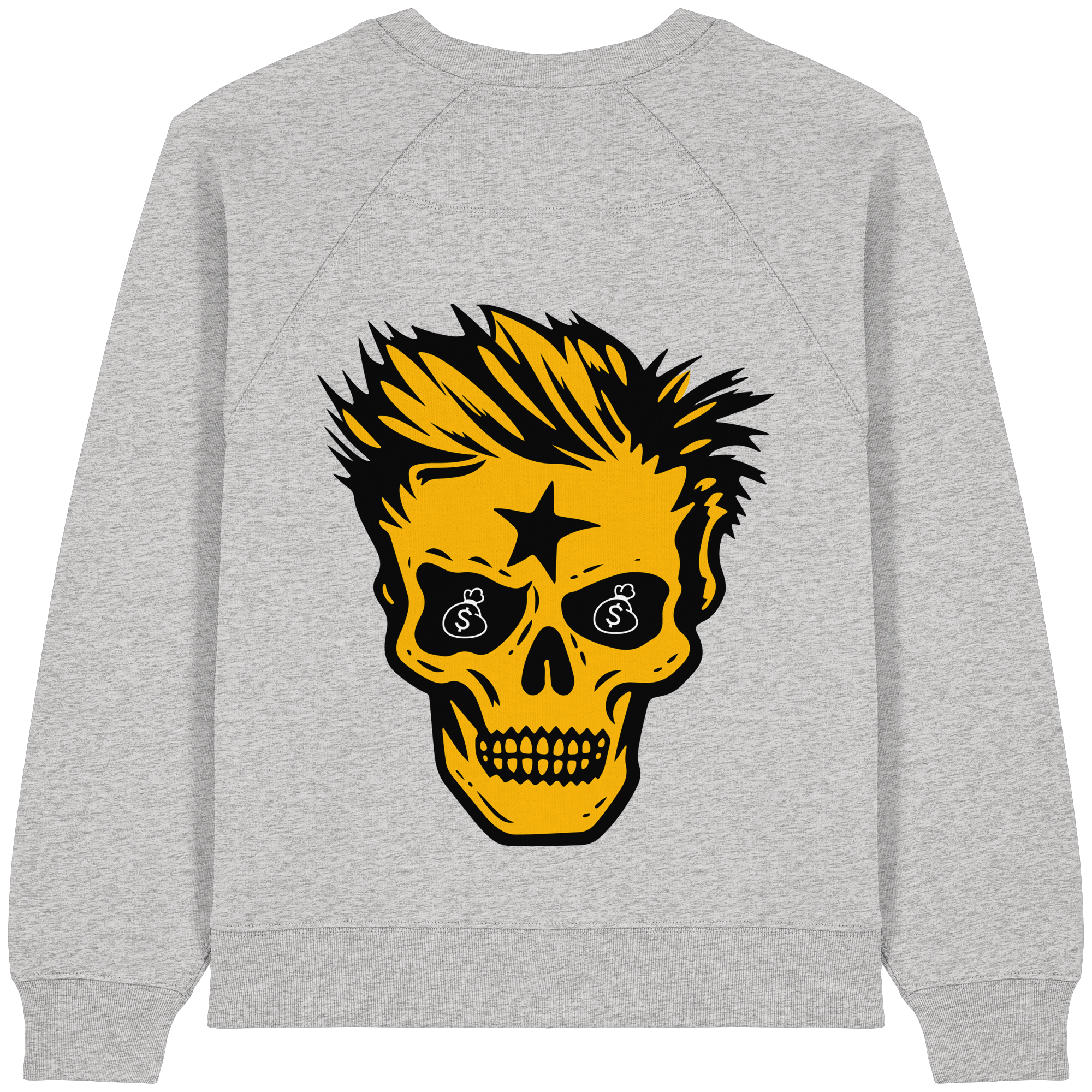 Golden Skull - Womens Organic Sweatshirt