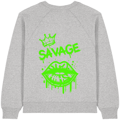 Kiss of Attitude - Womens Organic Sweatshirt