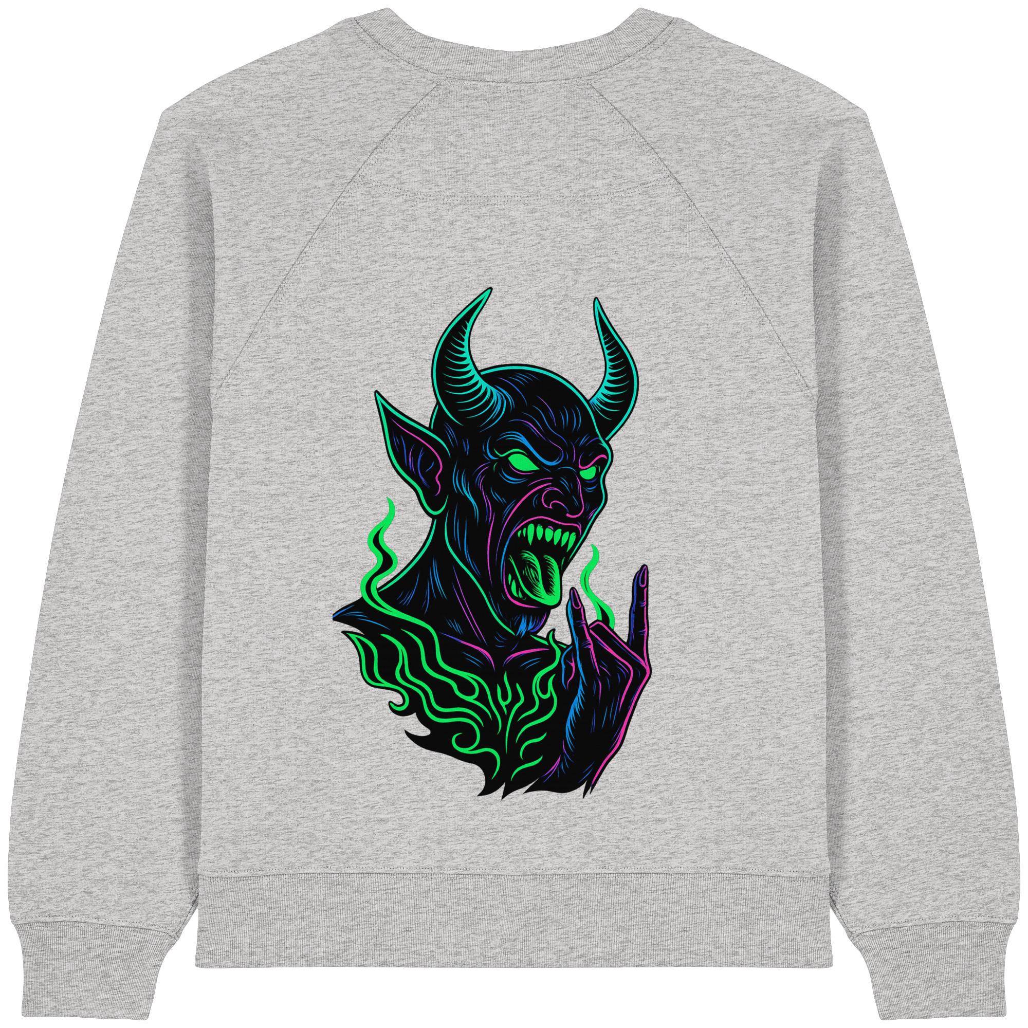Neon Hellfire - Womens Organic Sweatshirt