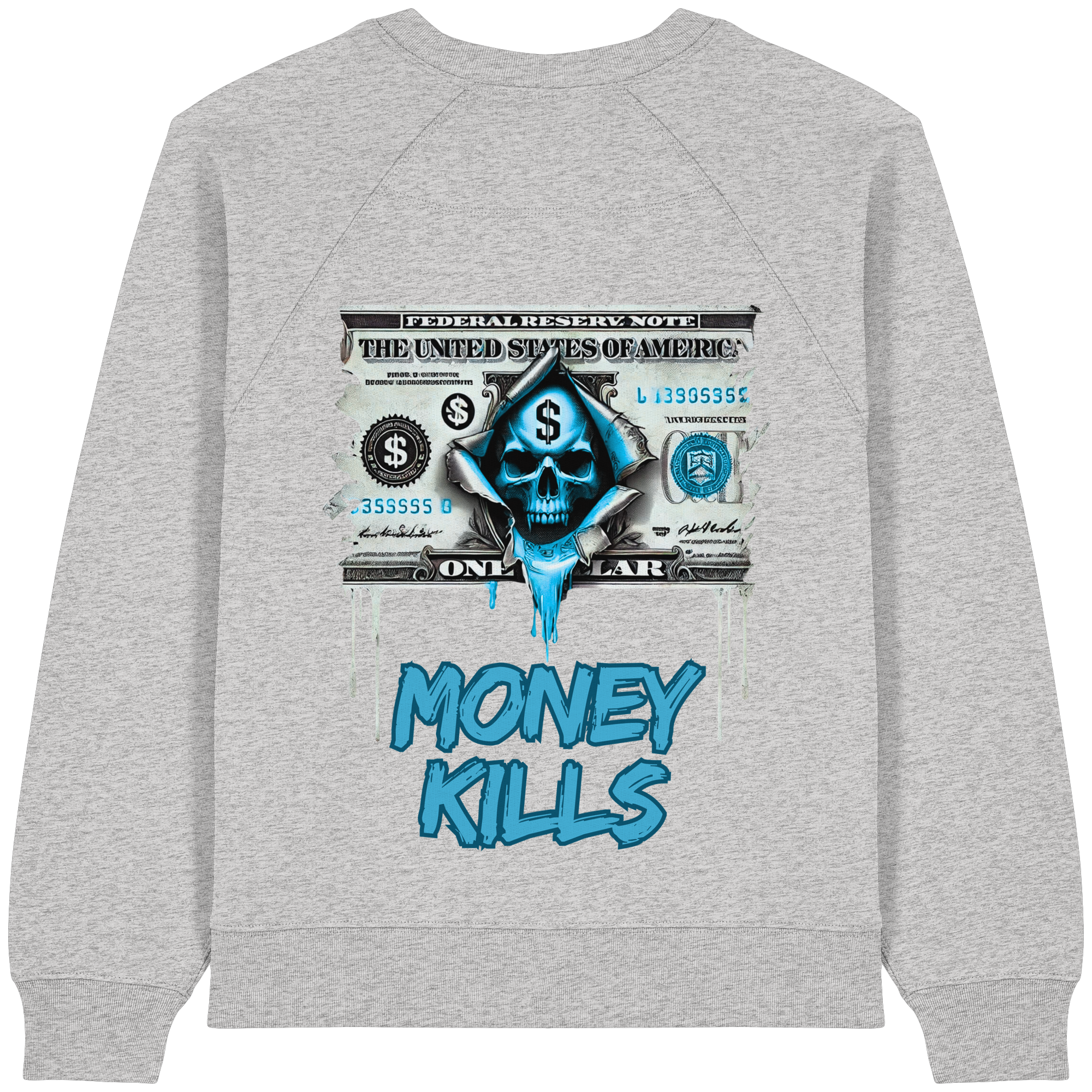 Money Kills - Womens Organic Sweatshirt