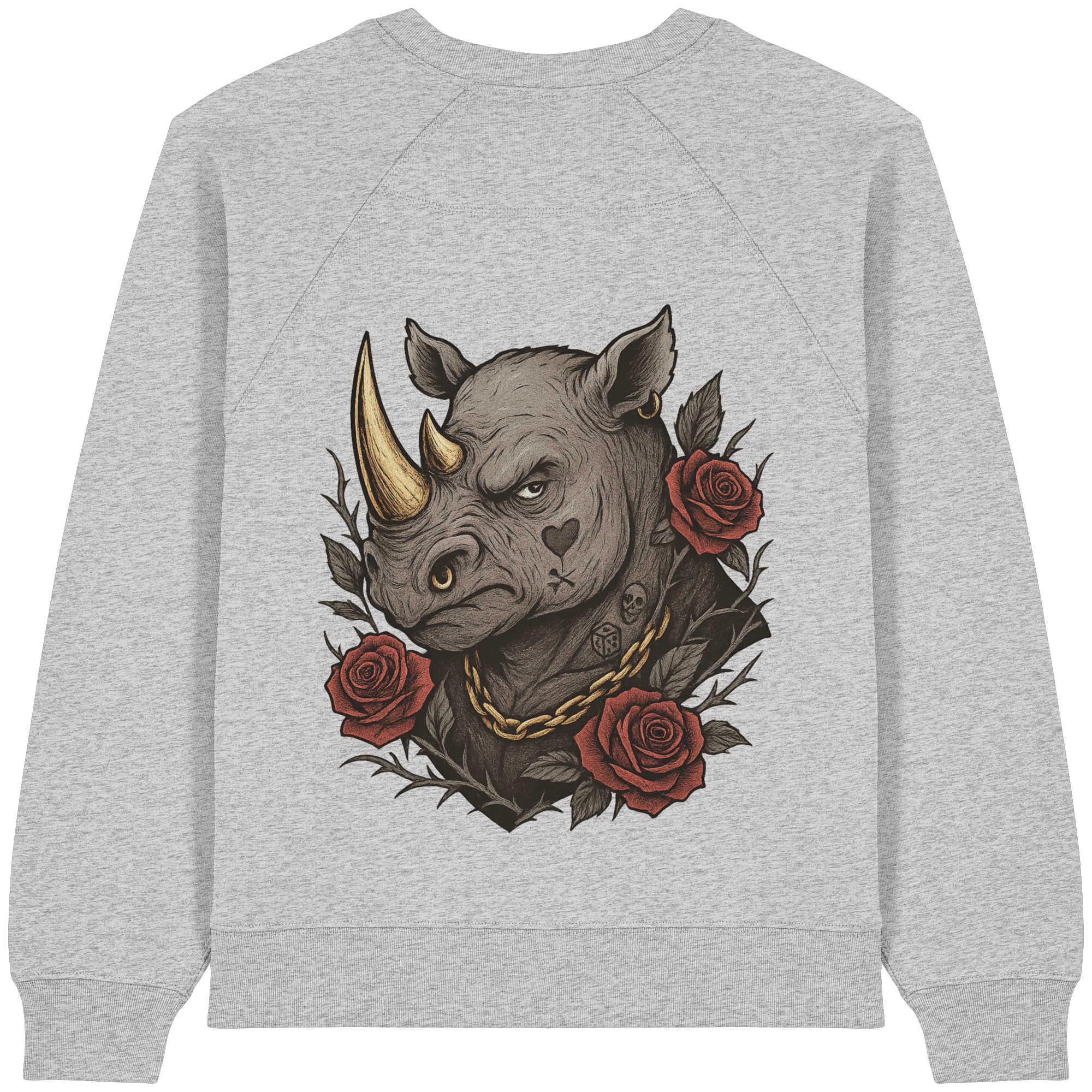 Inked Rhino - Womens Organic Sweatshirt