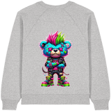 Punk Neon Teddy - Womens Organic Sweatshirt