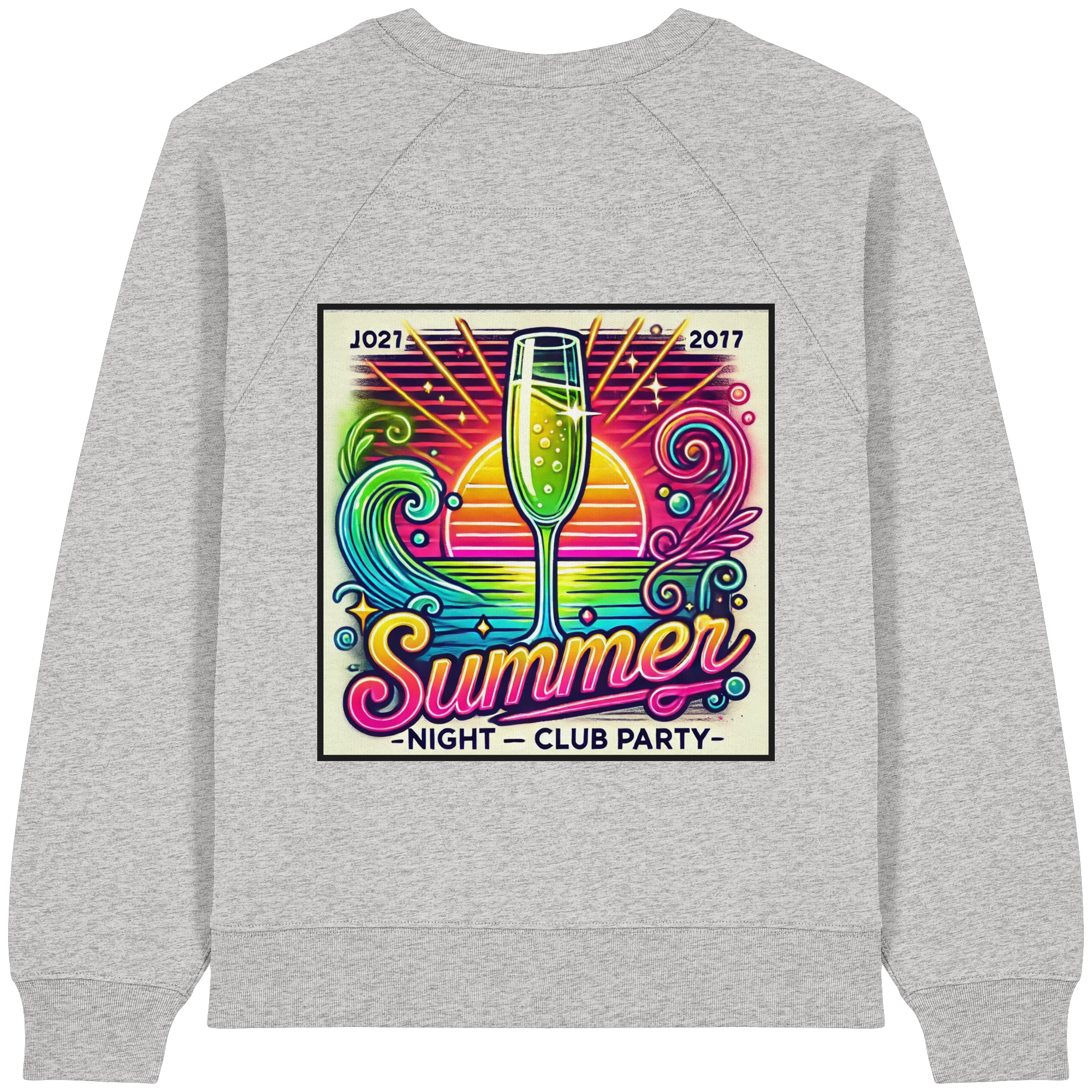 Summer Party Vibes - Womens Organic Sweatshirt