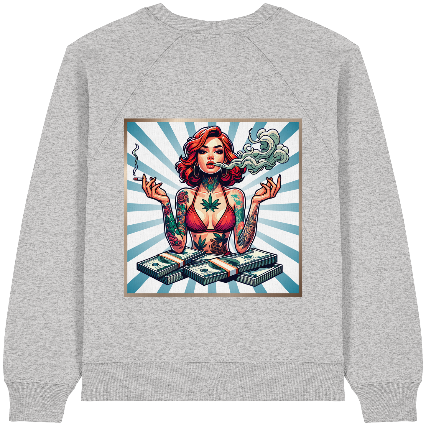 Rebel Rich - Womens Organic Sweatshirt