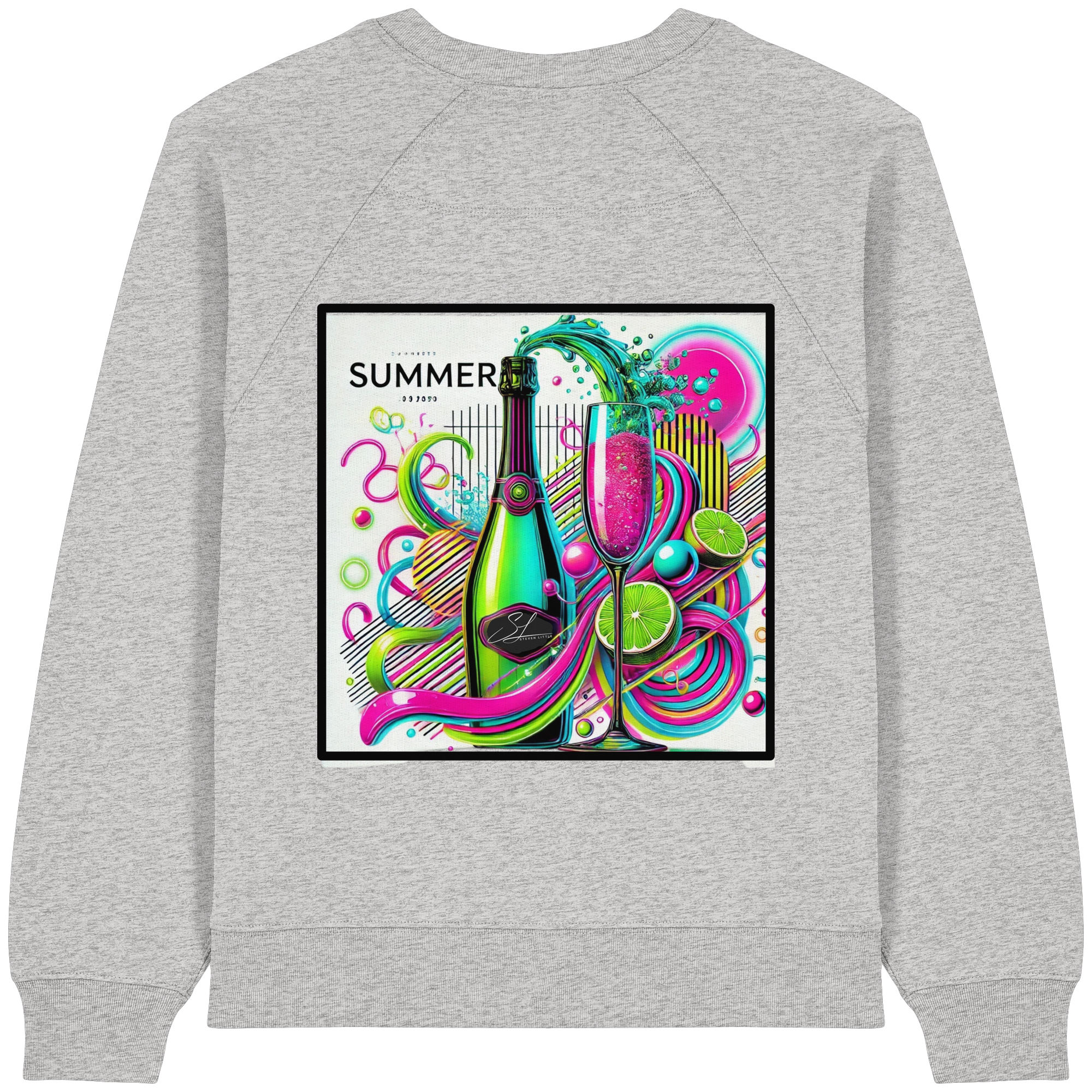 Neon Fresh - Womens Organic Sweatshirt