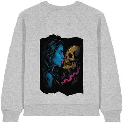 Kissing Skull - Womens Organic Sweatshirt