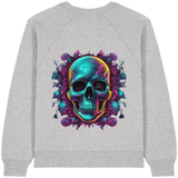 Sweat-shirt bio pour femme Motif crâne galactique