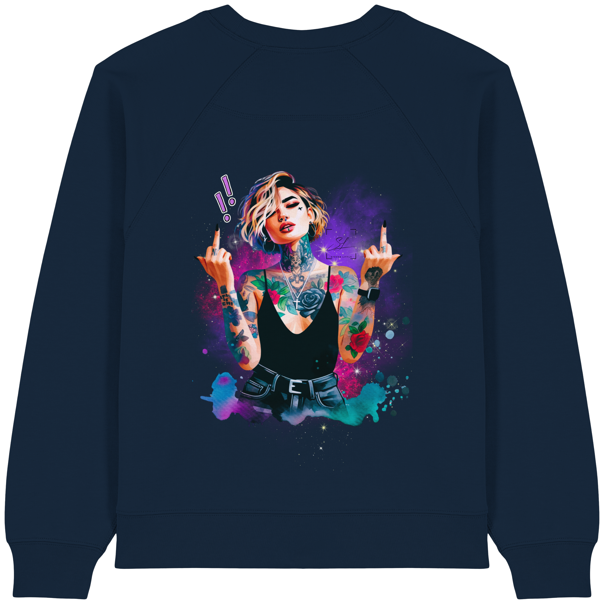 Rebel Rose - Sweat-shirt bio pour femme