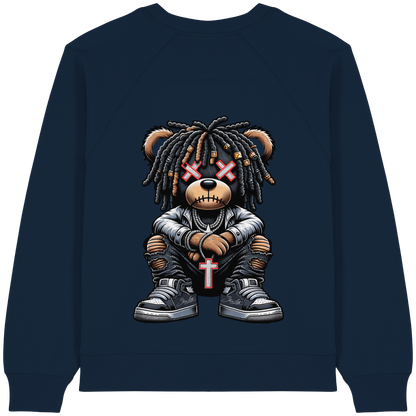 Badass Teddy - Womens Organic Sweatshirt