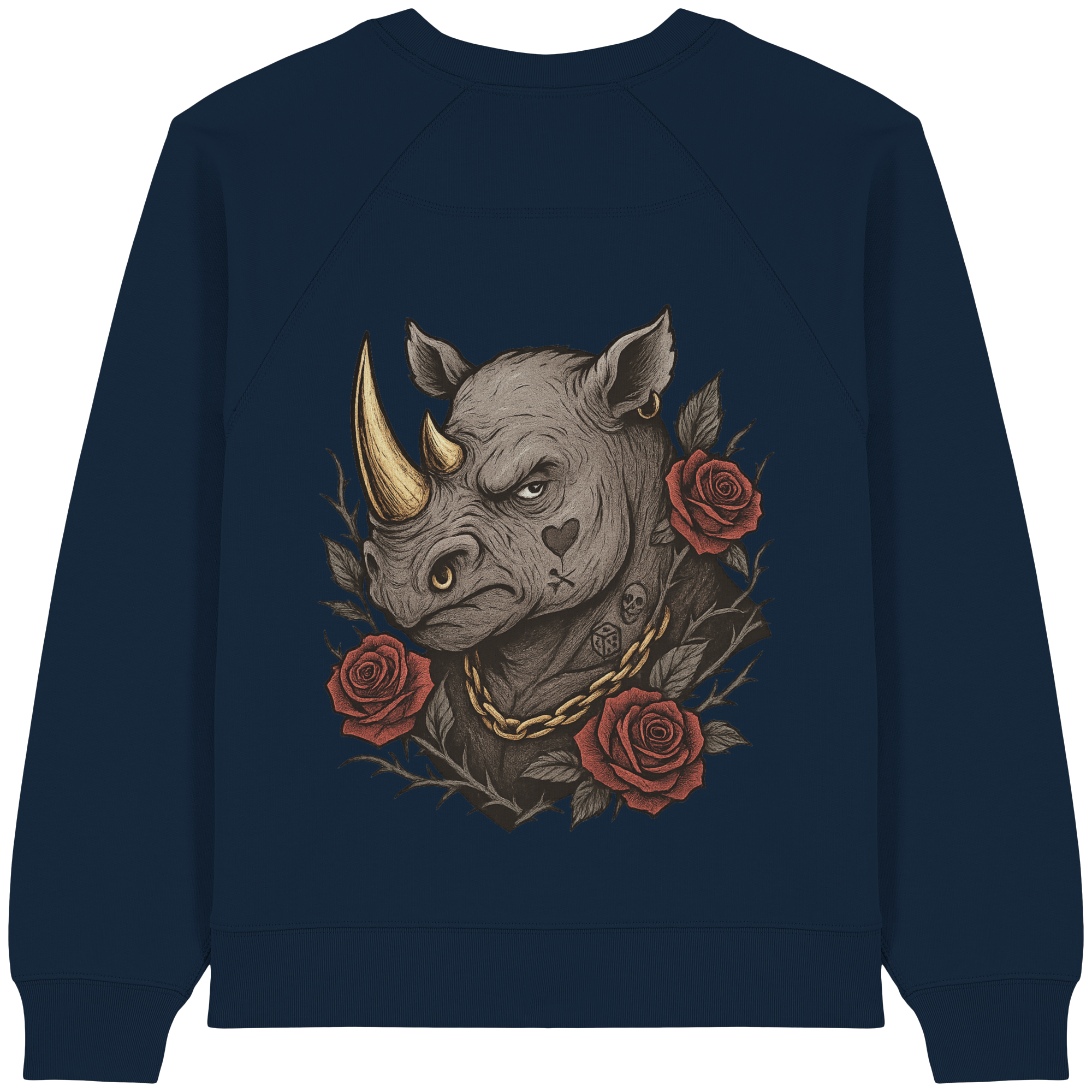 Inked Rhino - Womens Organic Sweatshirt