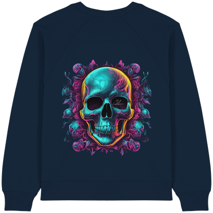 Sweat-shirt bio pour femme Motif crâne galactique