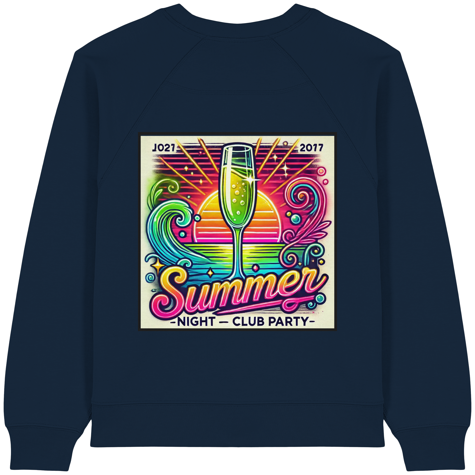 Summer Party Vibes - Womens Organic Sweatshirt