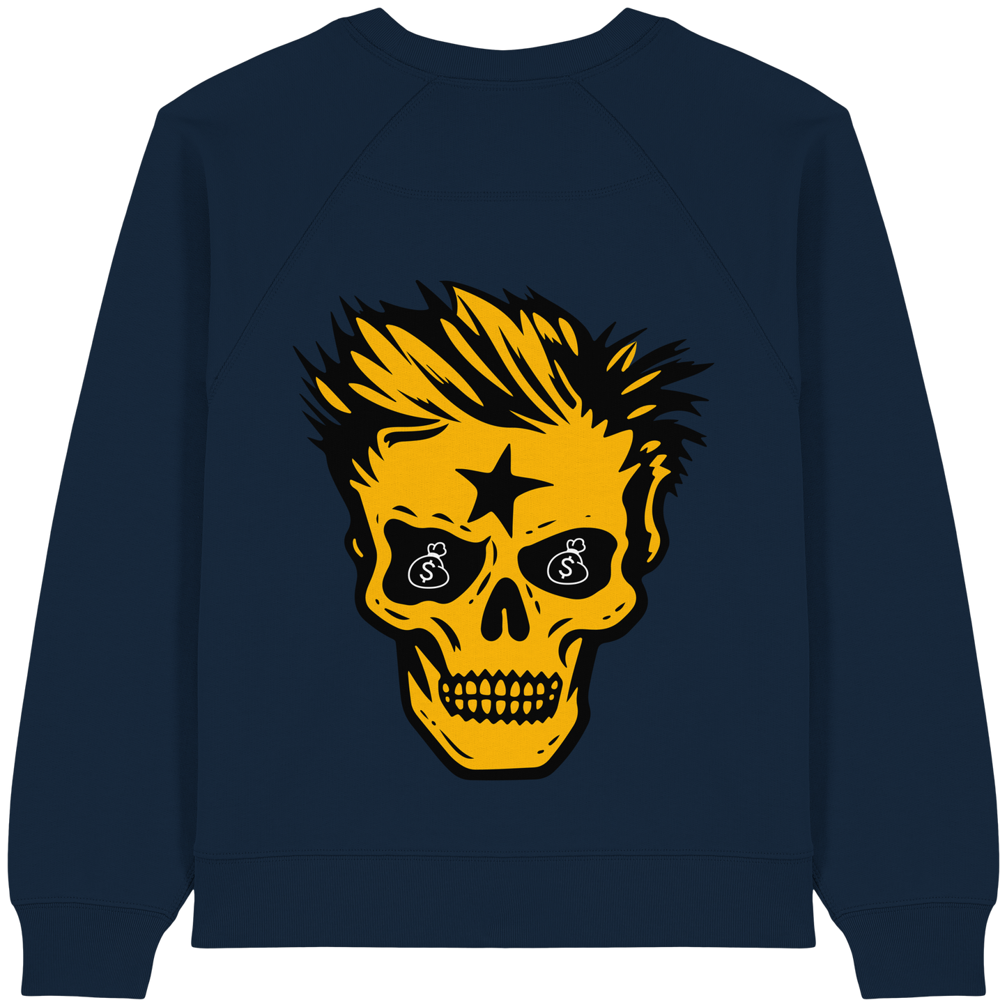 Golden Skull Dreams - Womens Organic Sweatshirt