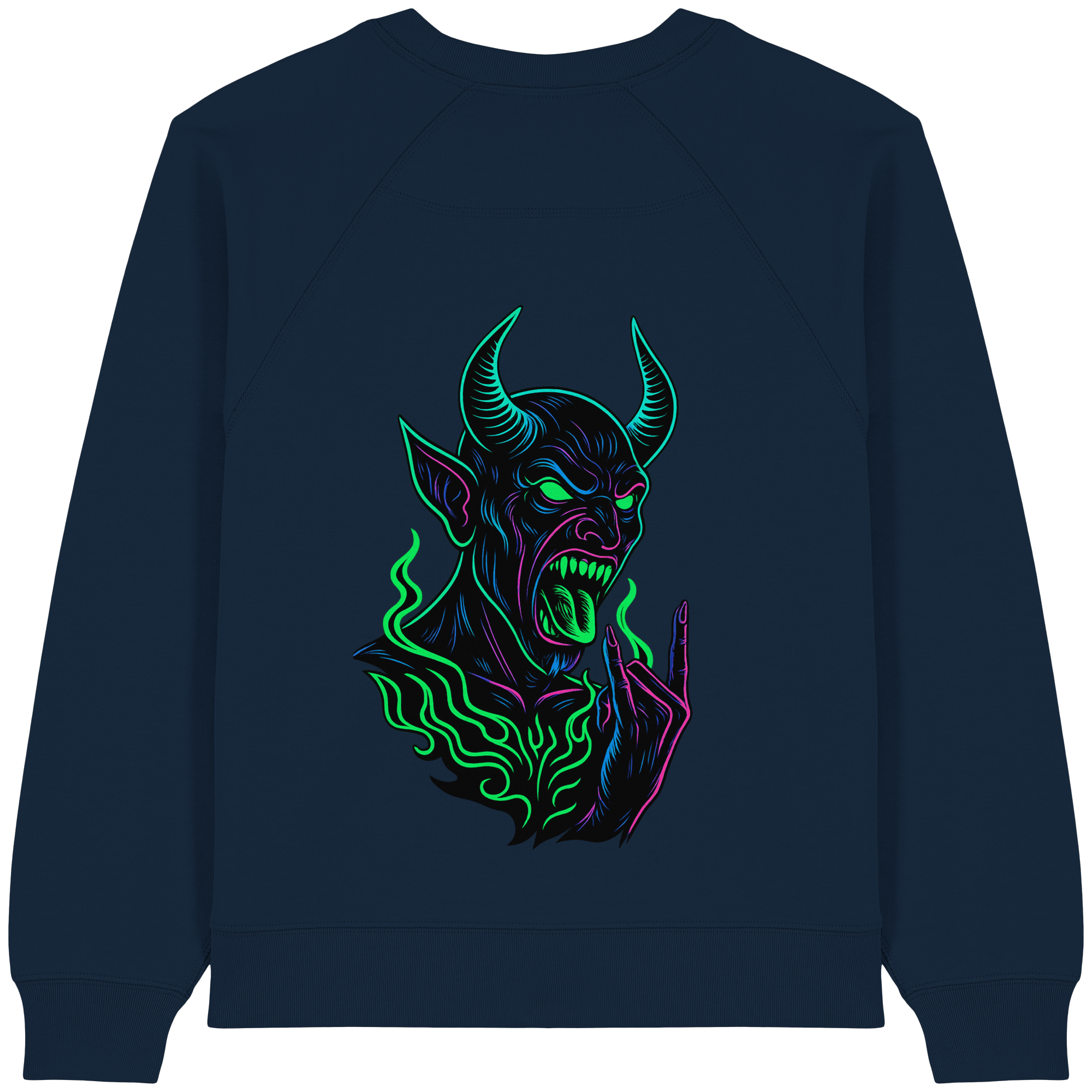 Neon Hellfire - Womens Organic Sweatshirt