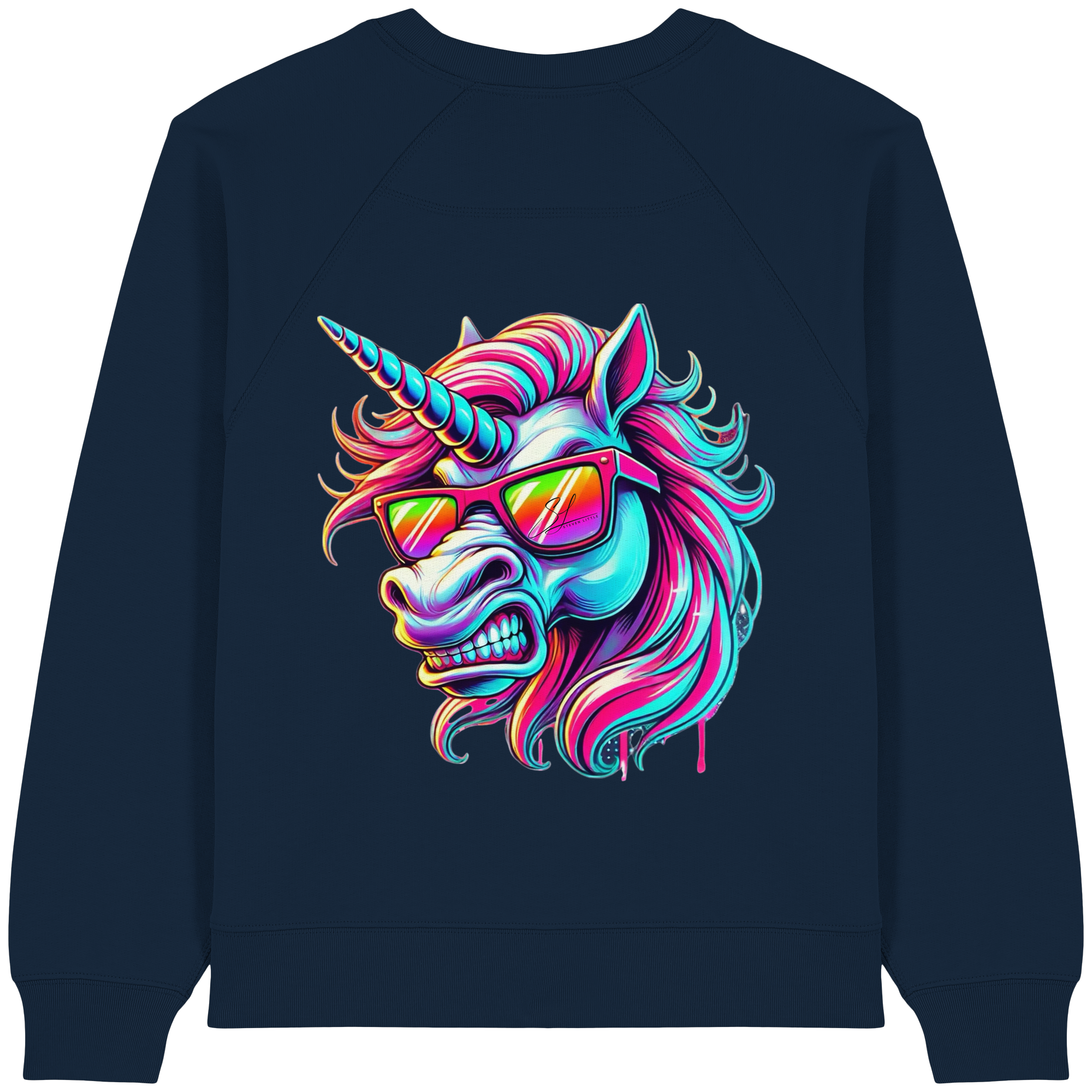 Funky Unicorn - Sweat-shirt bio pour femme