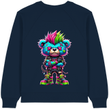 Punk Neon Teddy - Womens Organic Sweatshirt