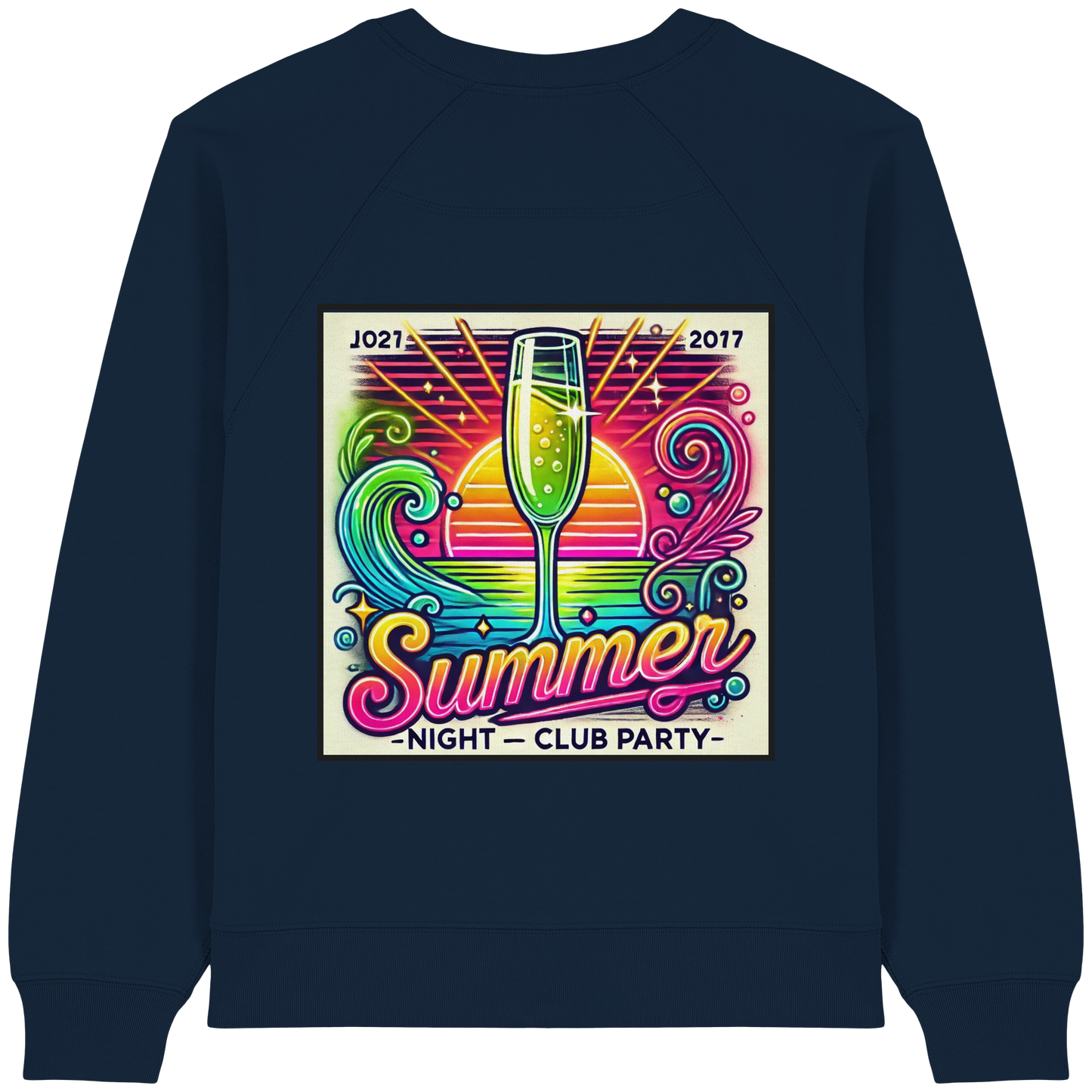 Summer Party Vibes - Womens Organic Sweatshirt