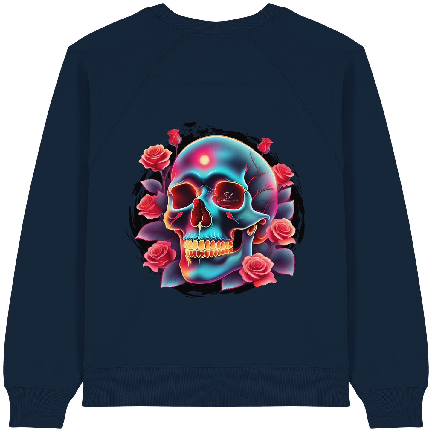 Glow Skull - Womens Organic Sweatshirt