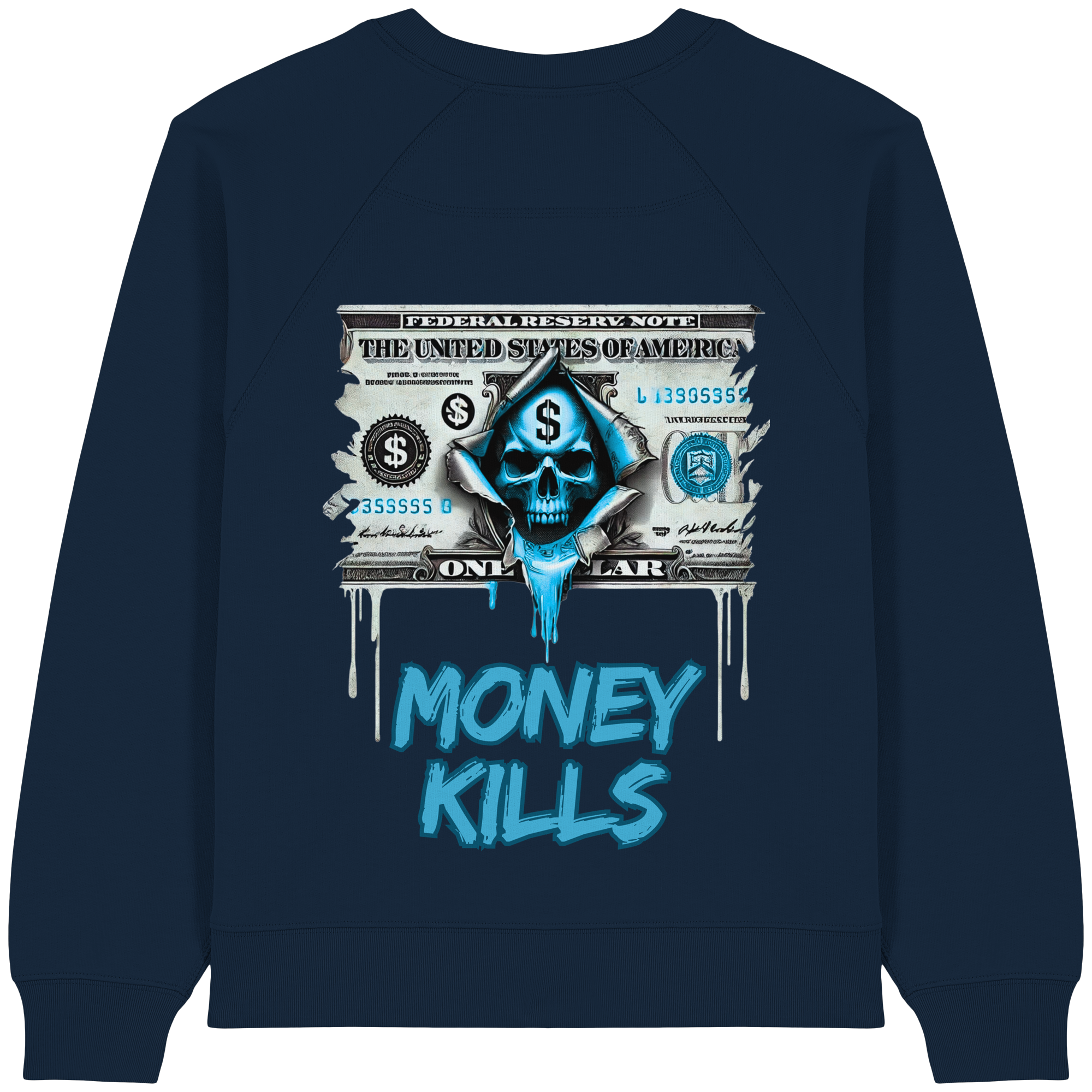 Money Kills - Womens Organic Sweatshirt