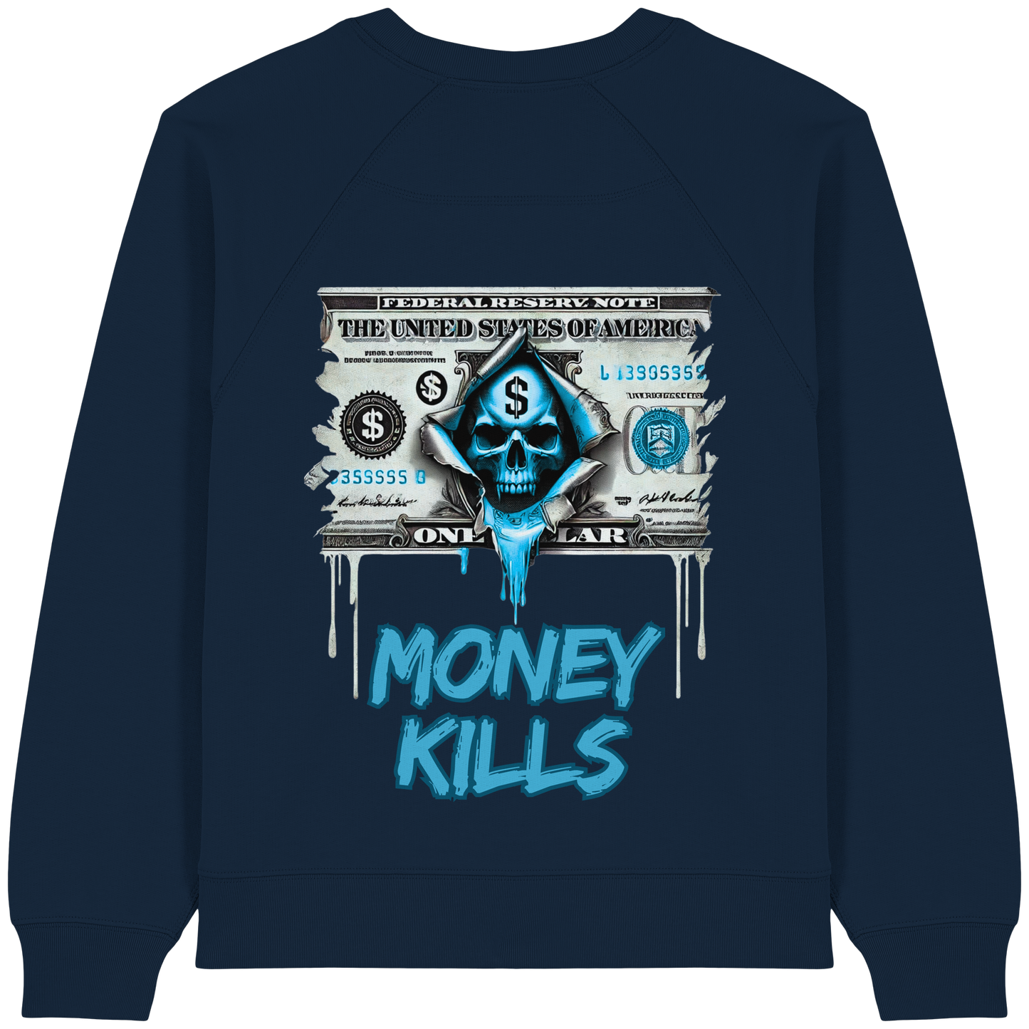Money Kills - Womens Organic Sweatshirt