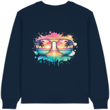 Tropical Sunset Glasses - Womens Organic Sweatshirt