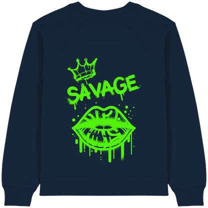 Kiss of Attitude - Womens Organic Sweatshirt