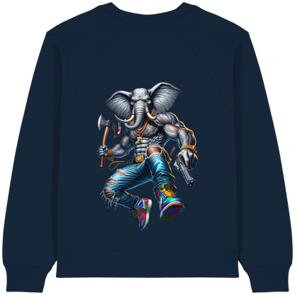 Street King Elefant - Womens Organic Sweatshirt