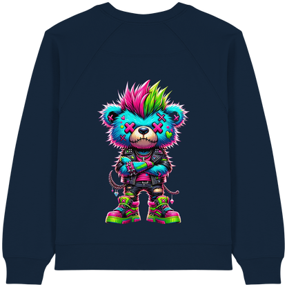 Punk Neon Teddy - Womens Organic Sweatshirt