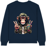 Jungle Ink Monkey - Womens Organic Sweatshirt
