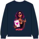 Queen of Hearts - Womens Organic Sweatshirt