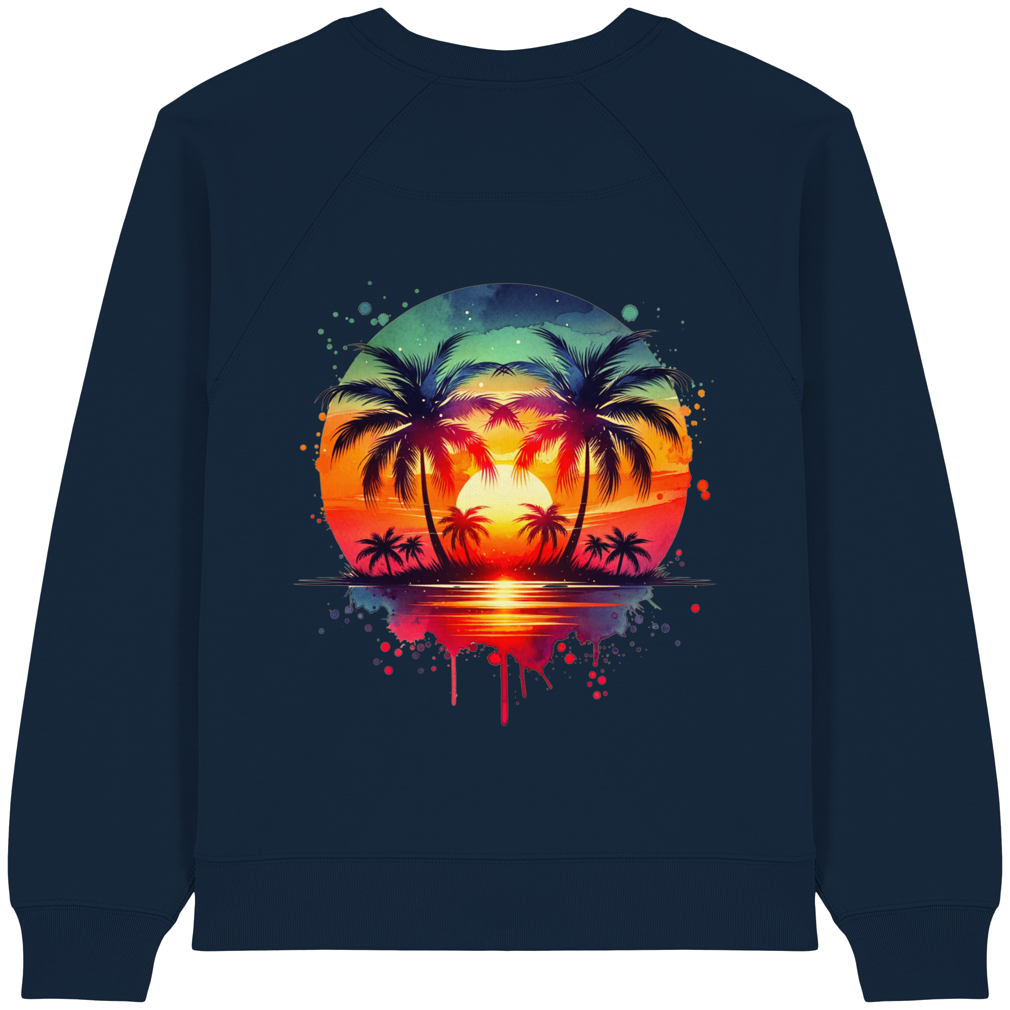 Tropical Sunset - Womens Organic Sweatshirt