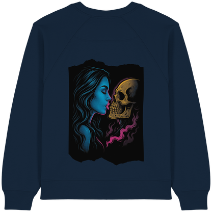 Kissing Skull - Womens Organic Sweatshirt