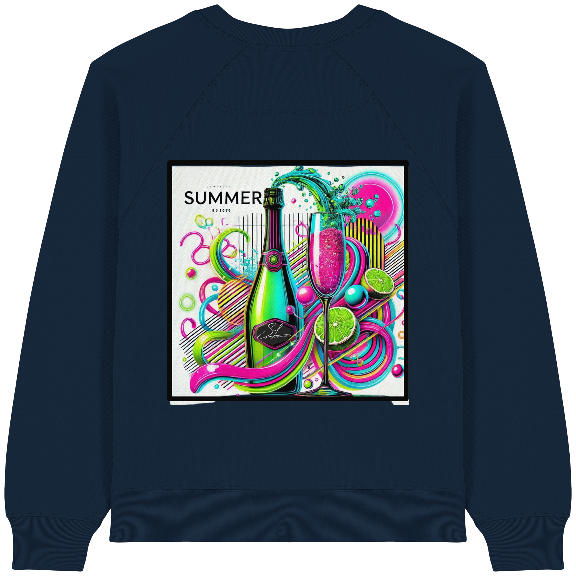 Neon Fresh - Womens Organic Sweatshirt