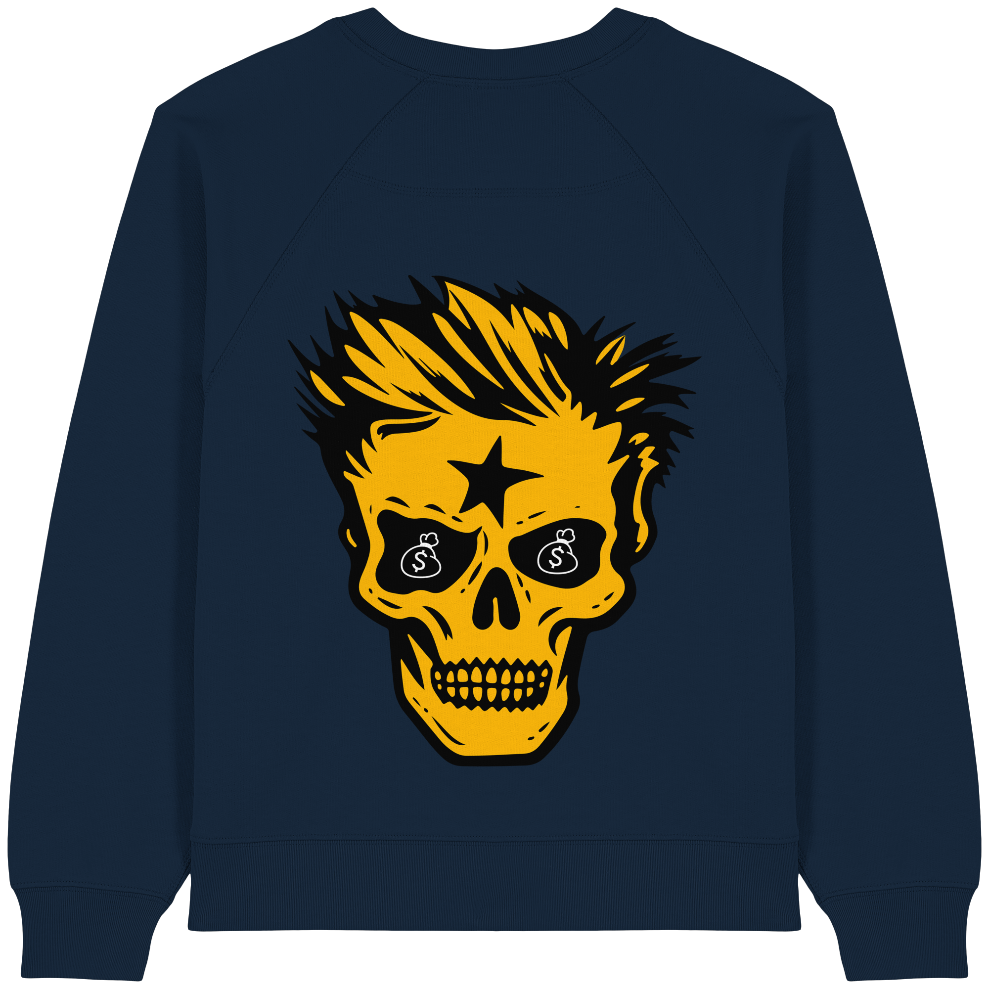 Golden Skull - Womens Organic Sweatshirt