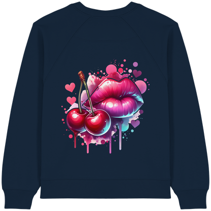 Cherry Kiss - Womens Organic Sweatshirt