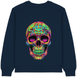 Psychedelic Skull - Womens Organic Sweatshirt