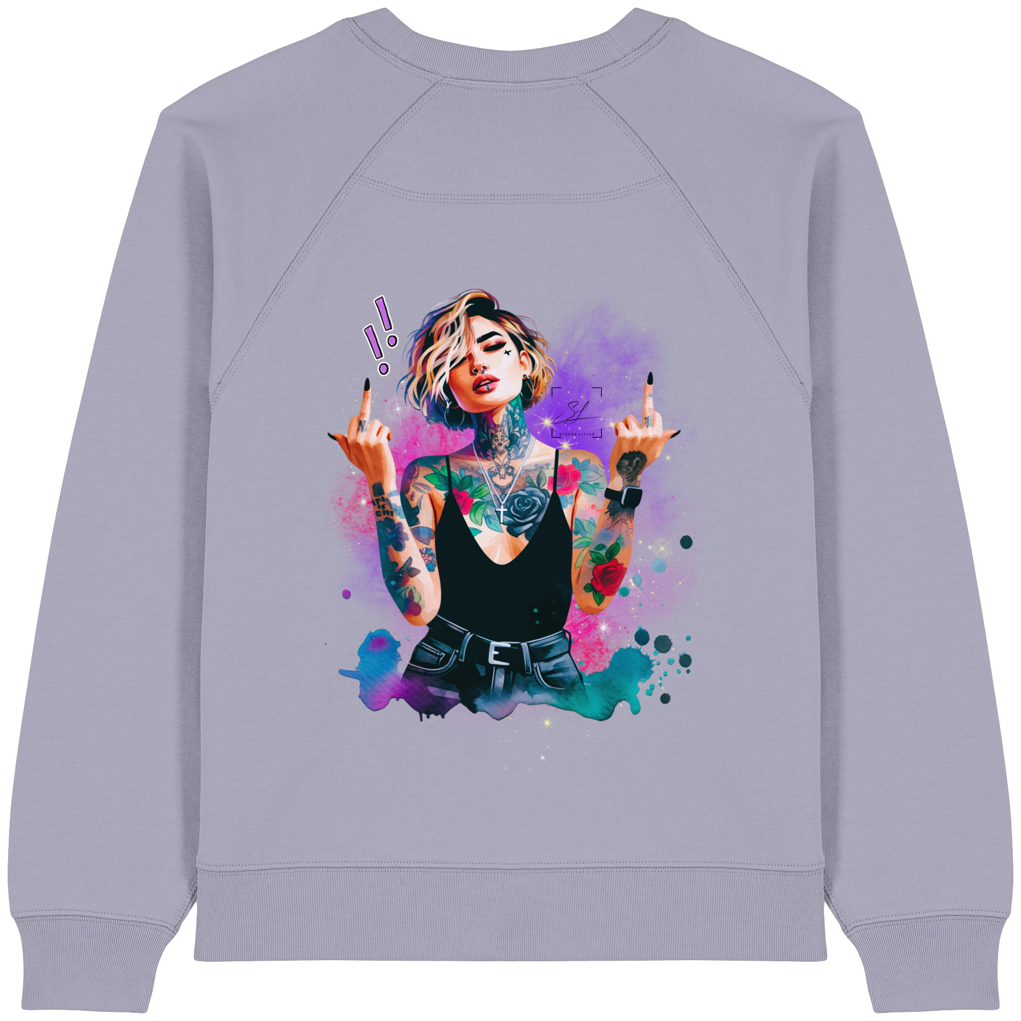 Rebel Rose - Sweat-shirt bio pour femme