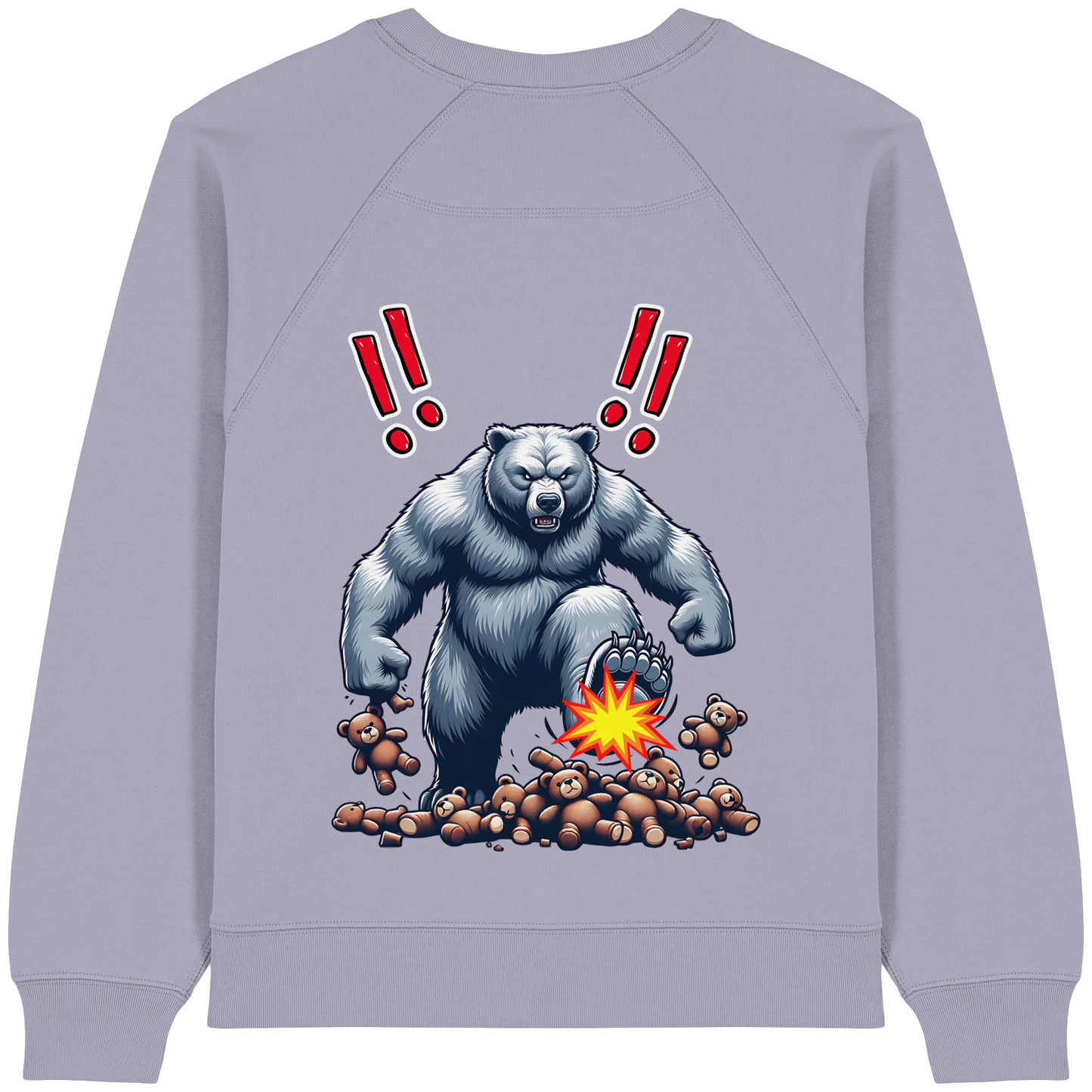 Teddy Terror - Womens Organic Sweatshirt