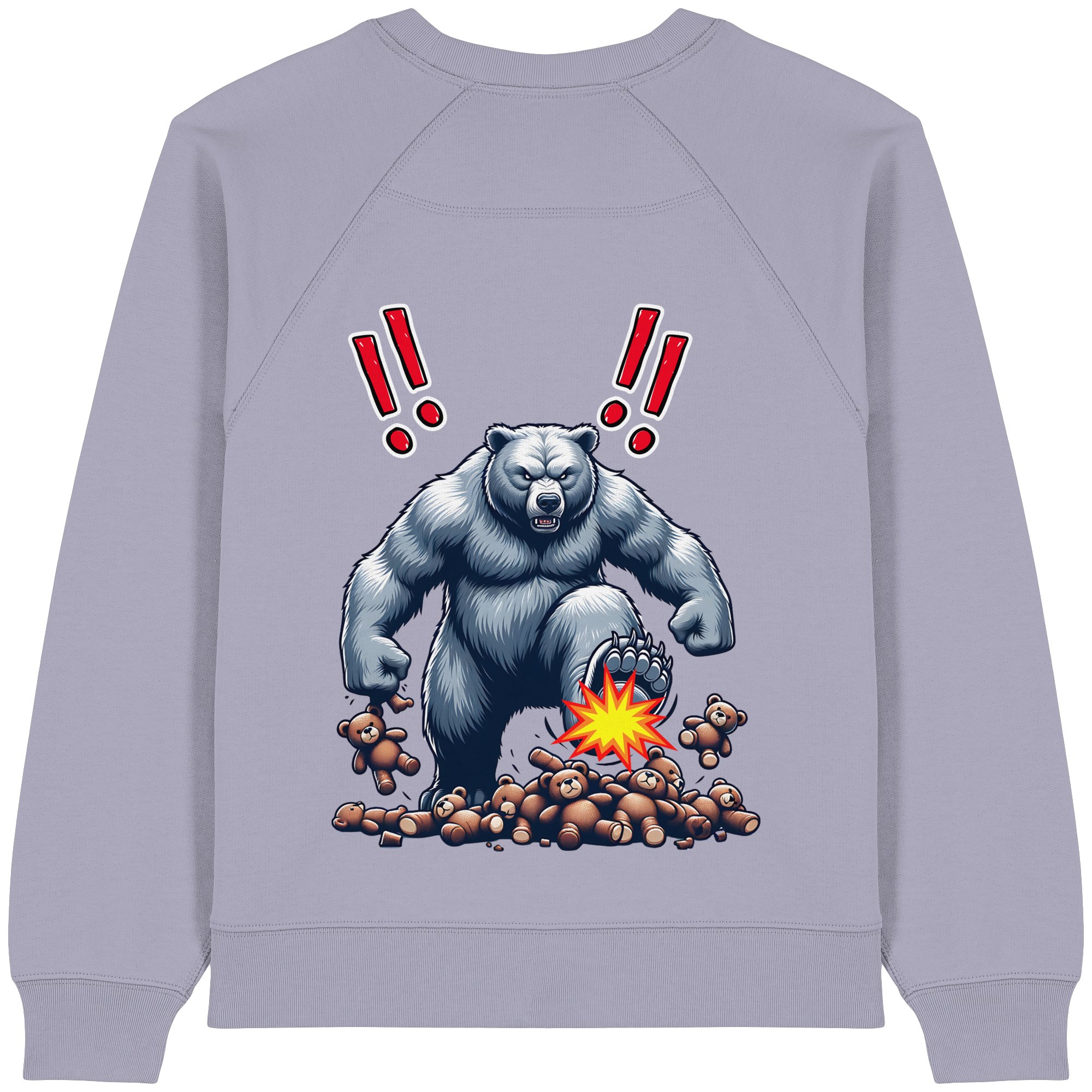 Teddy Terror - Womens Organic Sweatshirt