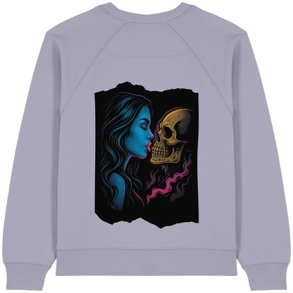 Kissing Skull - Womens Organic Sweatshirt