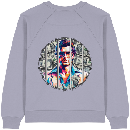 Money Maker - Womens Organic Raglan Sweatshirt