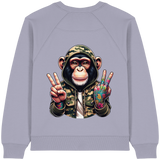 Jungle Ink Monkey - Womens Organic Sweatshirt